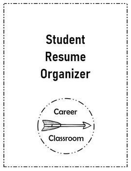 Preview of Student Resume Organizer