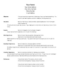 Student Resume Template and Example