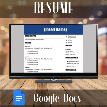 Preview of Student Resume Templates - Google Docs 
