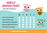 Student Reward/Behavior Charts Weekly