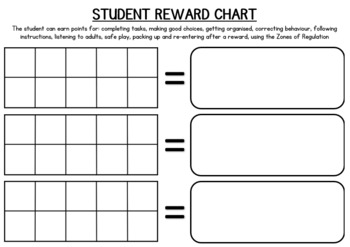 Preview of Student Reward Chart