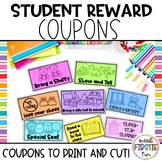 Student Reward Coupons | Classroom Management | Class Coupons