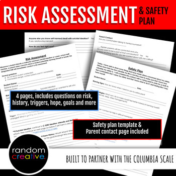 Preview of Student Risk Assessment and Safety Plan