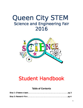 Preview of Student Science Fair Handbook