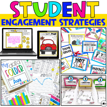 Preview of Student Engagement Strategies - Exit Tickets - Student Data Tracker Bundle