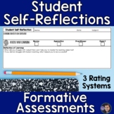 Student Self-Reflection Ticket Out the Door | Formative As