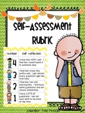 Marzano Scale: Student Self Assessment Rubric {Kids}
