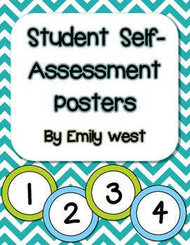 Preview of Student Self Assessment Rubric Posters