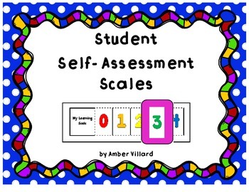 Preview of Student Self-Assessment Scales {Marzano}