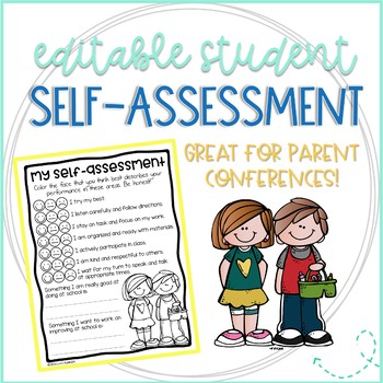 Preview of Student Self-Evaluation for Parent Conferences