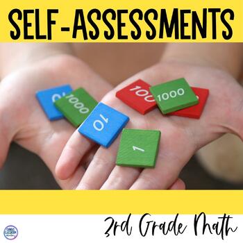 Preview of Self Evaluation Math - 3rd Grade Hands On Activities for Student Self Reflection