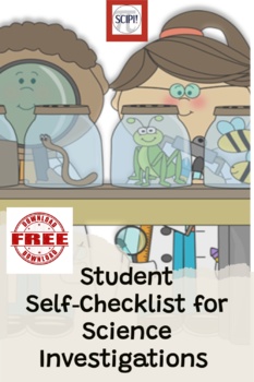 Preview of Student Self-Checklist for Science Investigations for Grades 2-4 FREE