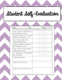 Student Self Evaluation Assessment