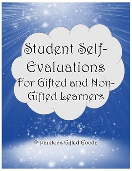 Preview of Student Self-Evaluation - For Gifted and Non-Gifted Learners