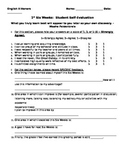 Student Self-Evaluation Form