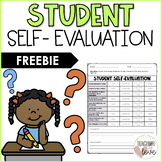 Student Self-Evaluation Form (All Subjects) - FREEBIE!