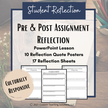 Preview of Student Self Reflection