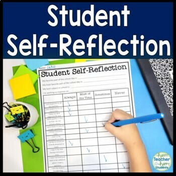 Preview of Student Self Reflection Assessment: Student Self Evaluation Form for Conferences