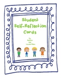 Student Self Reflection Cards
