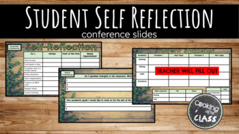 Preview of Student Self Reflection Conference Slides