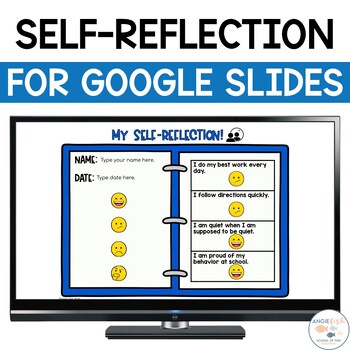 Preview of Student Self Reflection Form | Digital Self Reflection Form for Conferences