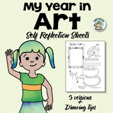 Student Self-Reflection Sheets: My Year in Art • Elementary Art