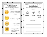 Student Self Reflection and Feedback Forms