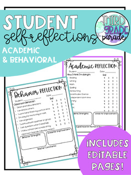Preview of Student Self Reflections