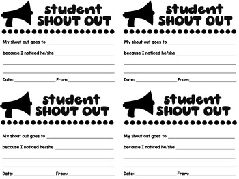 Image result for student shout out