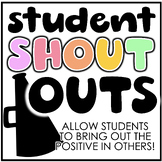 Student Shout Out Slips | FREEBIE