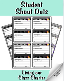 Student Shout Outs (pdf. download & editable in Canva)