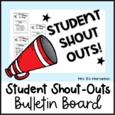 Student Shout-Outs Bulletin Board and Door Decoration