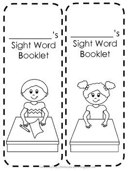 Preview of Student Sight Word Booklet {Fry's first 100 words}