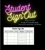 Student Sign Out