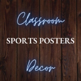 Student Sports Posters for High School - Classroom Decor