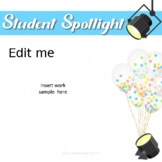 Student Spotlight - Online Learning FREEBIE