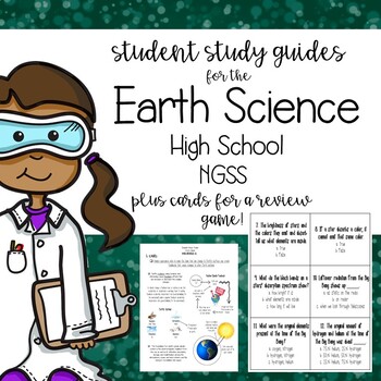 Preview of Student Study Guides for the NGSS