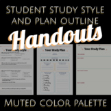 Student Study Organization (Style, Plan, and Notes) ANY Su