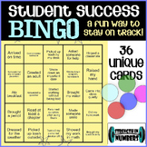 Student Success BINGO - Self Check and Stay on Track - SEL