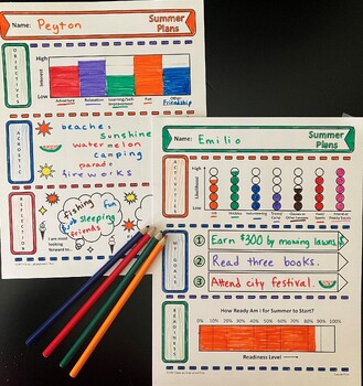 Fun Student Year End Activity to Consider and Set Their Summer Goals ...