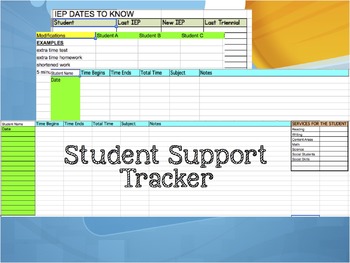 Preview of Student Support Tracker