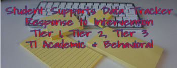 Preview of Student Supports Data Tracker - RTI Academic & Behavioral