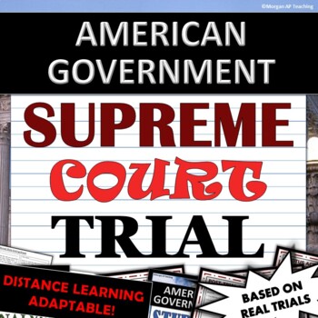 Student Supreme Court Case Trial American Government / Civics Activity
