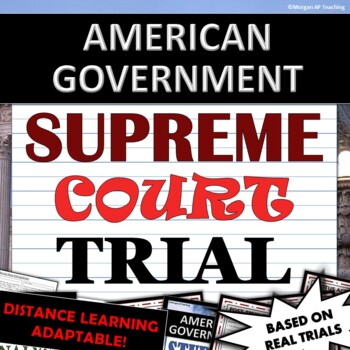 Preview of Student Supreme Court Case Trial - American Government / Civics - Activity