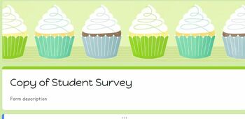 Preview of Student Survey