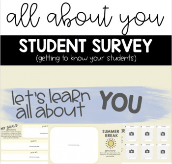Preview of Student Survey (Digital Version)