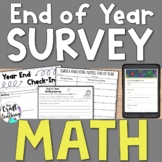 Student Survey | Math | End of Year
