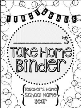 Download Student Take Home Folder & Binder Covers - Dots by ...