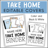 Student Take Home Binder/Folder Cover Page