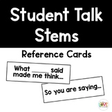 Student Talk Wall (Accountable Talk Stems)